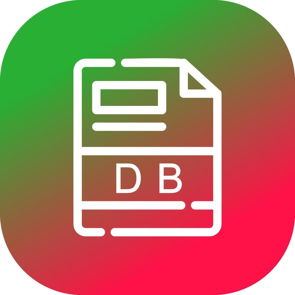 DB Creative Icon Design vector