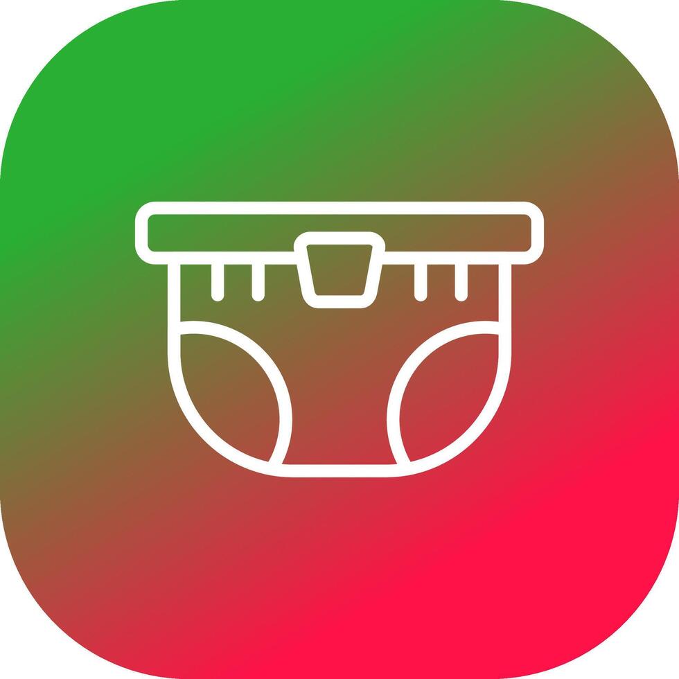 Diapers Creative Icon Design vector