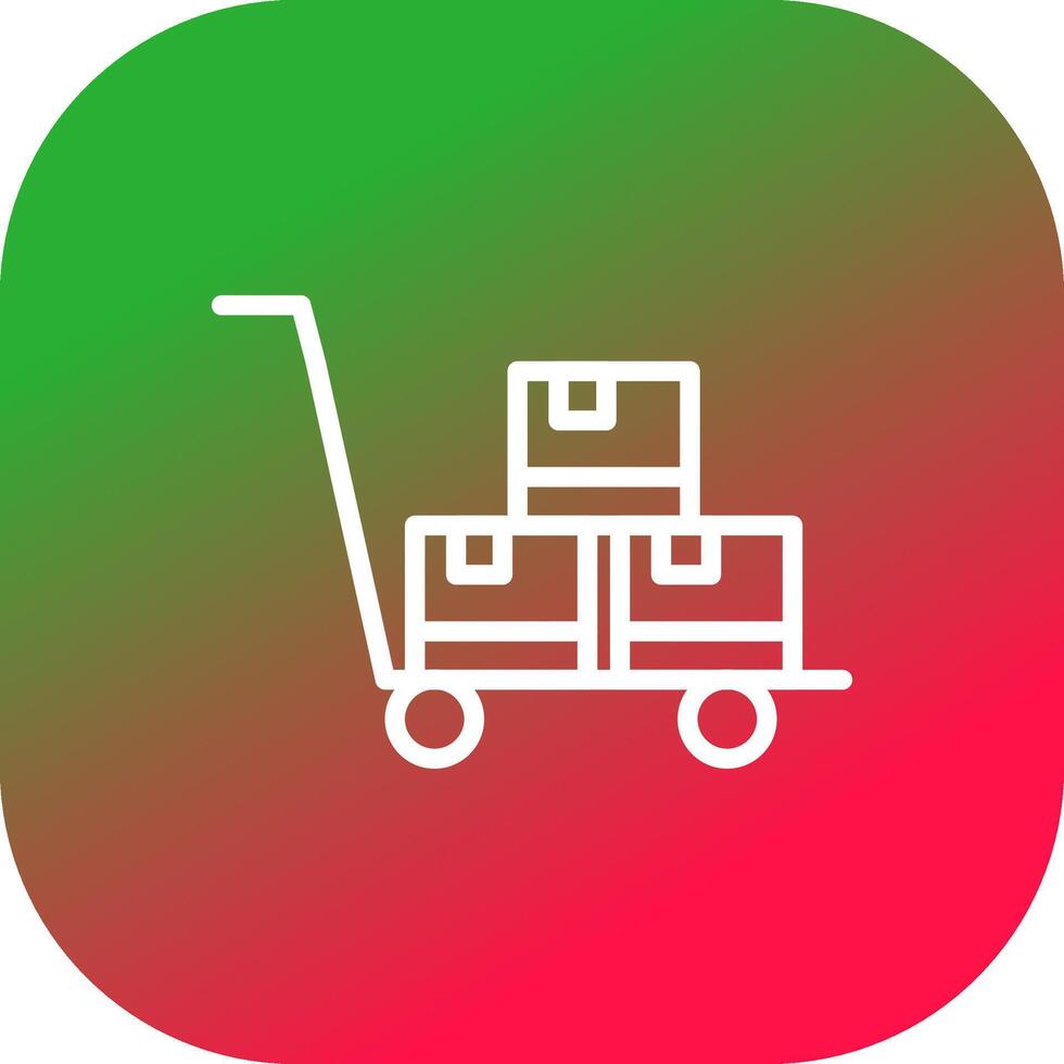 Trolley Creative Icon Design vector