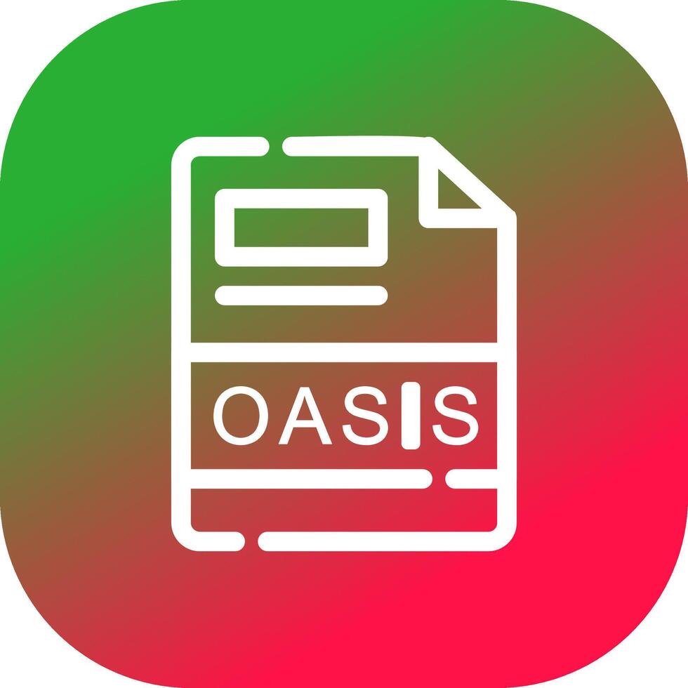 OASIS Creative Icon Design vector