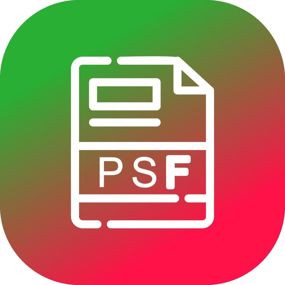 PSF Creative Icon Design vector