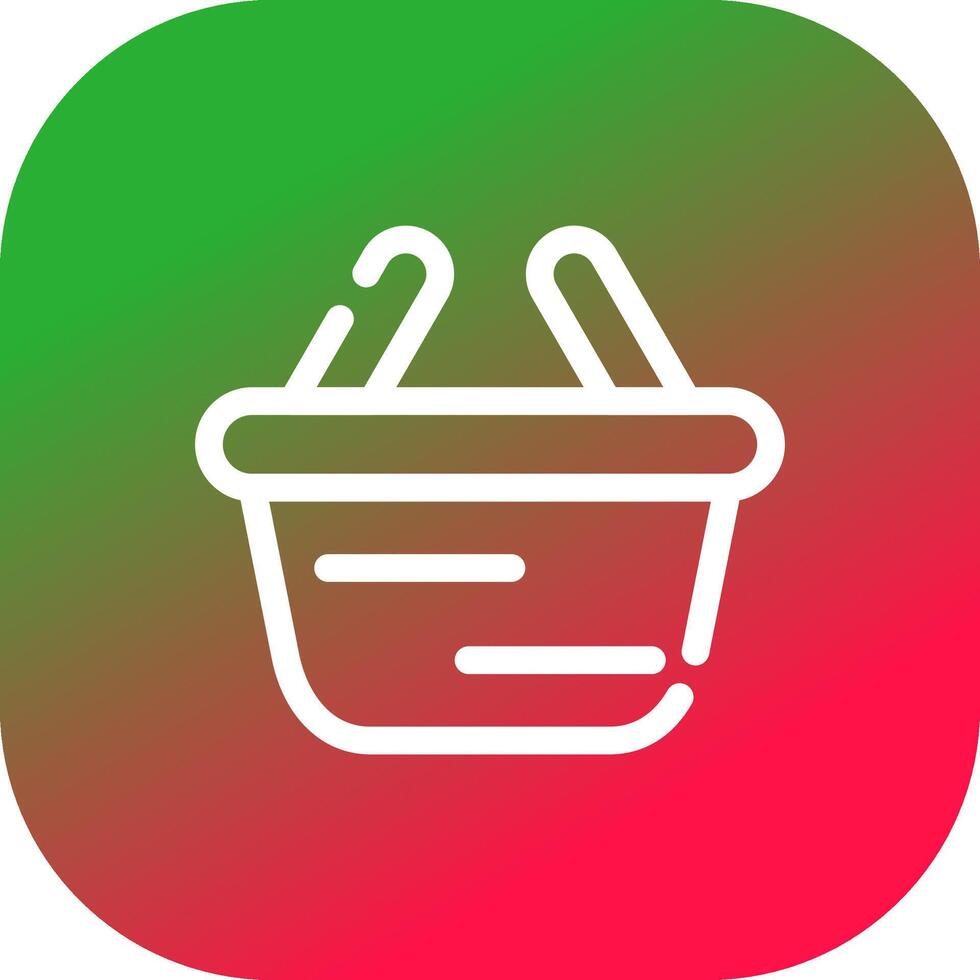 Glyph Gradient Circle Design vector