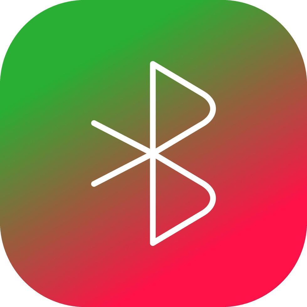 Bluetooth Creative Icon Design vector