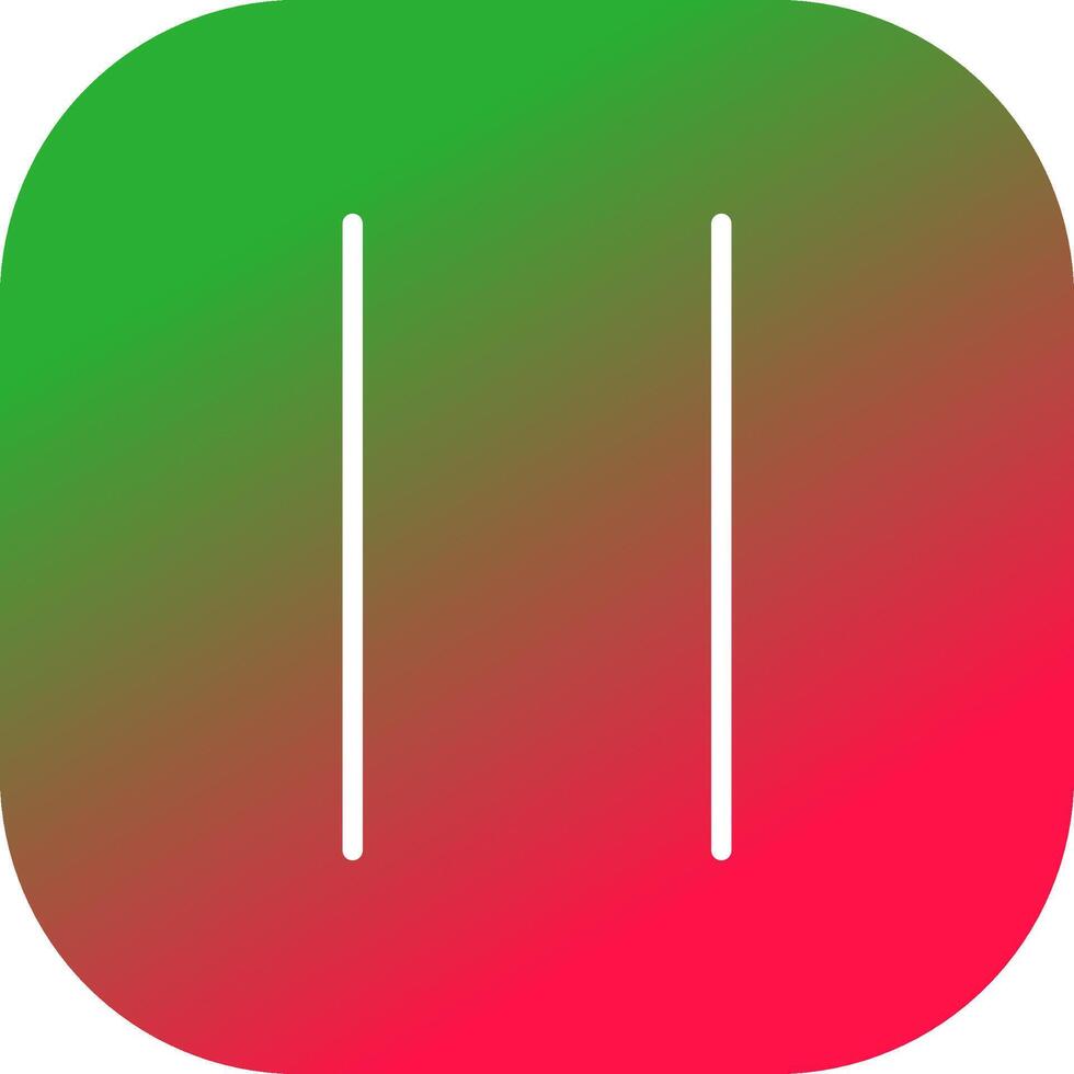 Pause Creative Icon Design vector