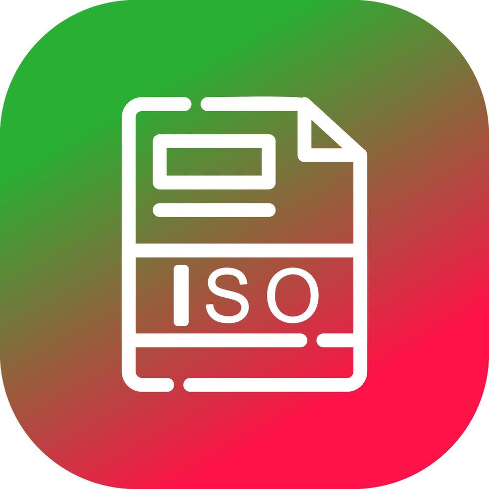 ISO Creative Icon Design vector