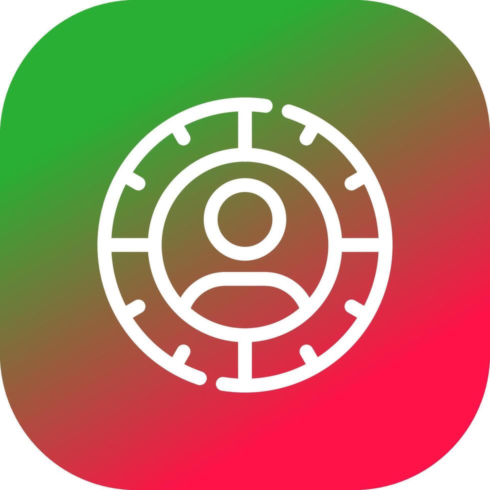 Target Audience Creative Icon Design vector