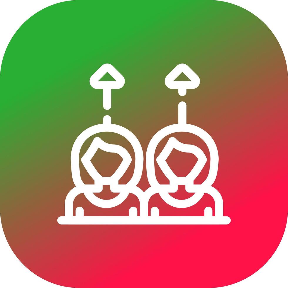 Same Approach Creative Icon Design vector