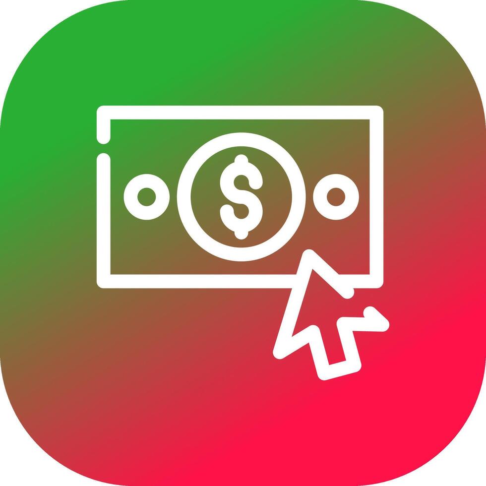 Pay Per Click Creative Icon Design vector