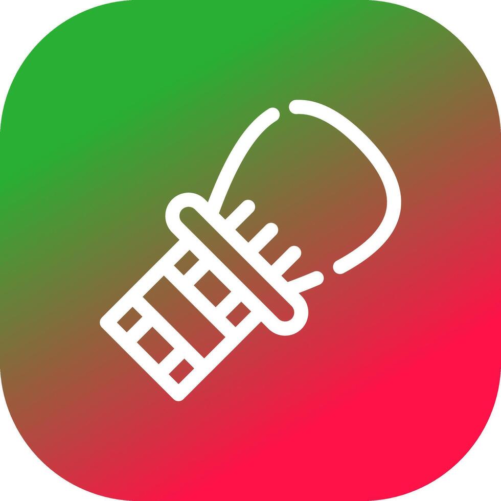 Glyph Gradient Circle Design vector