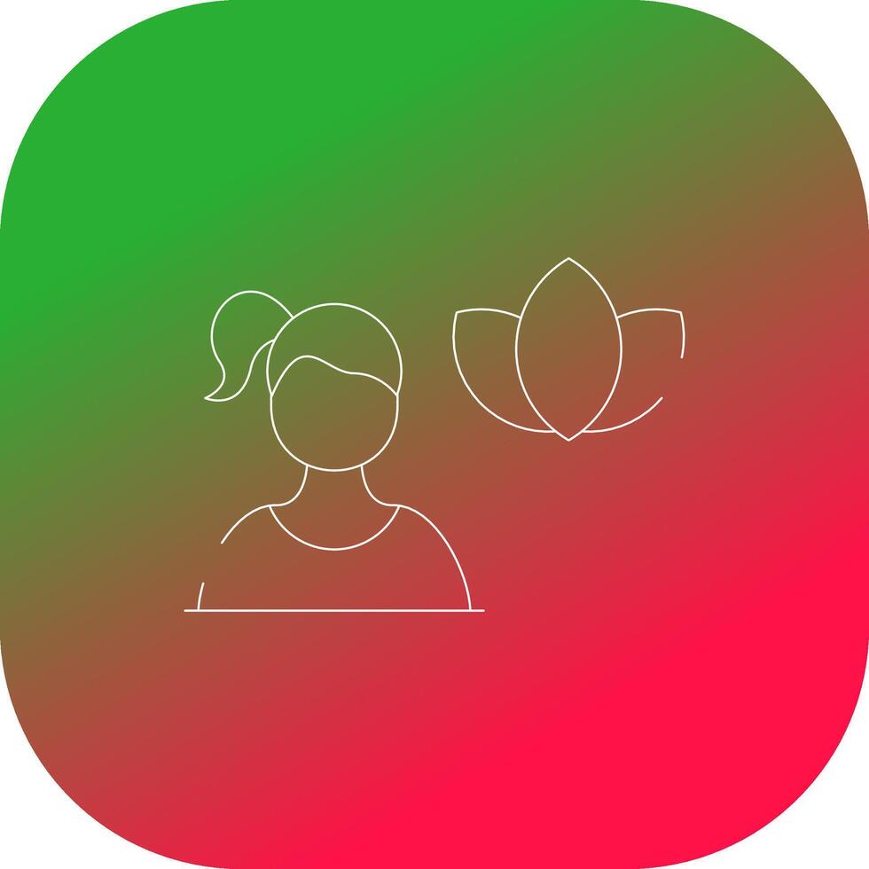Meditation Creative Icon Design vector
