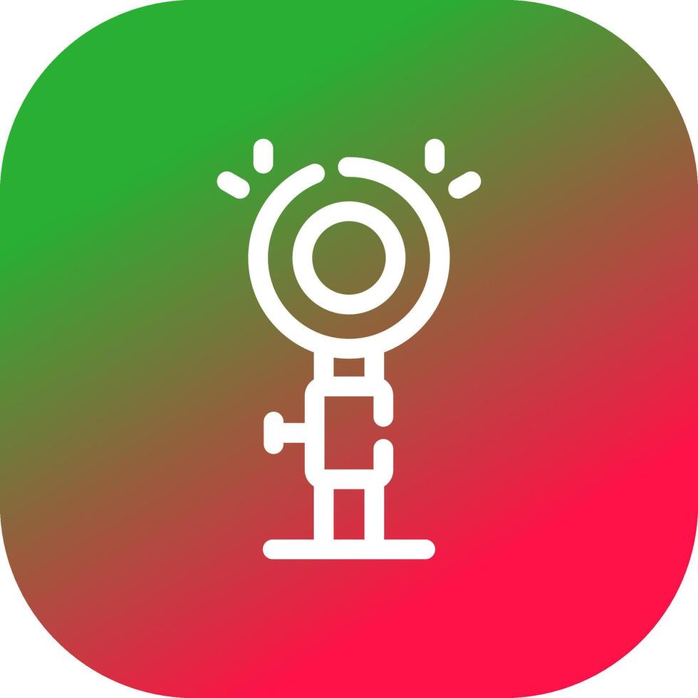 Light Creative Icon Design vector