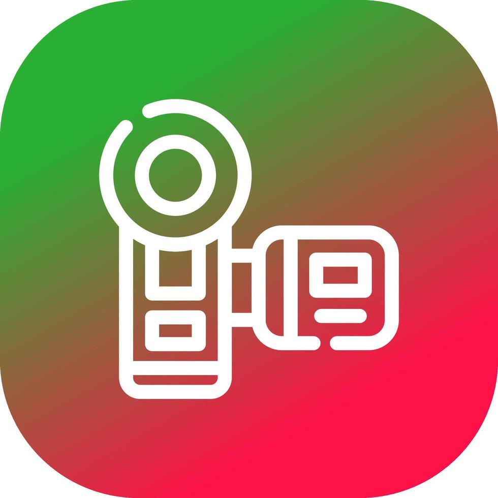 Video Camera Creative Icon Design vector