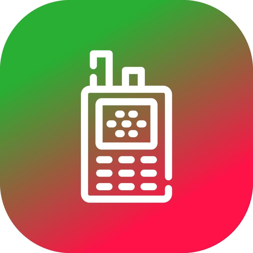 Walkie Talkie Creative Icon Design vector