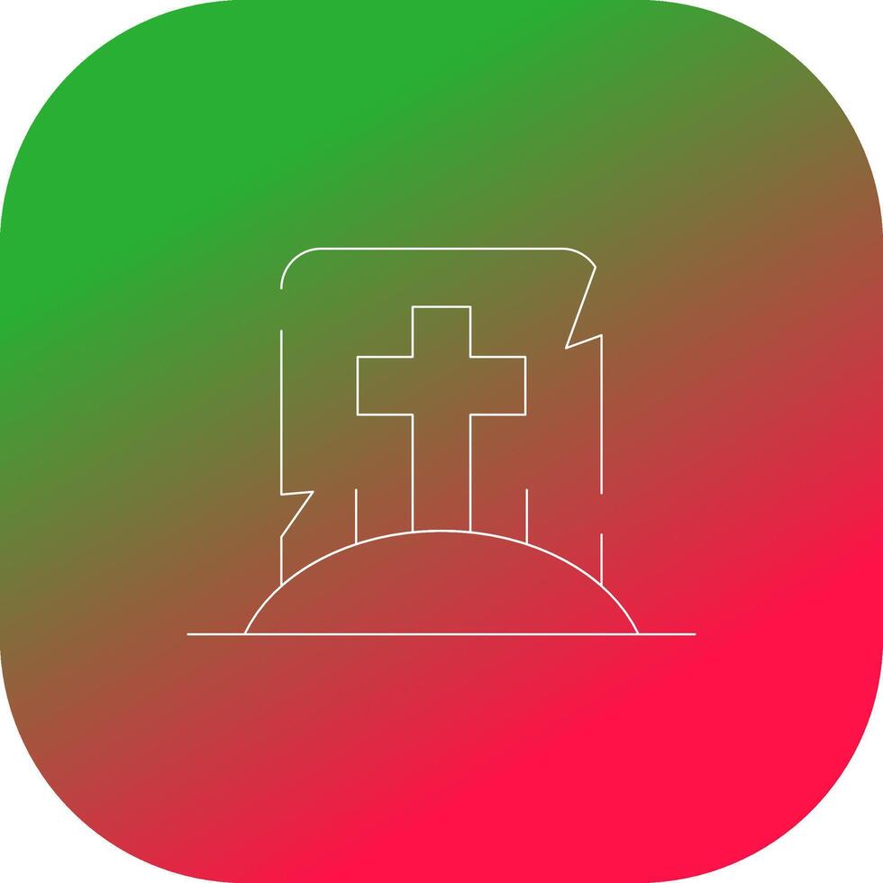 Tomb Creative Icon Design vector