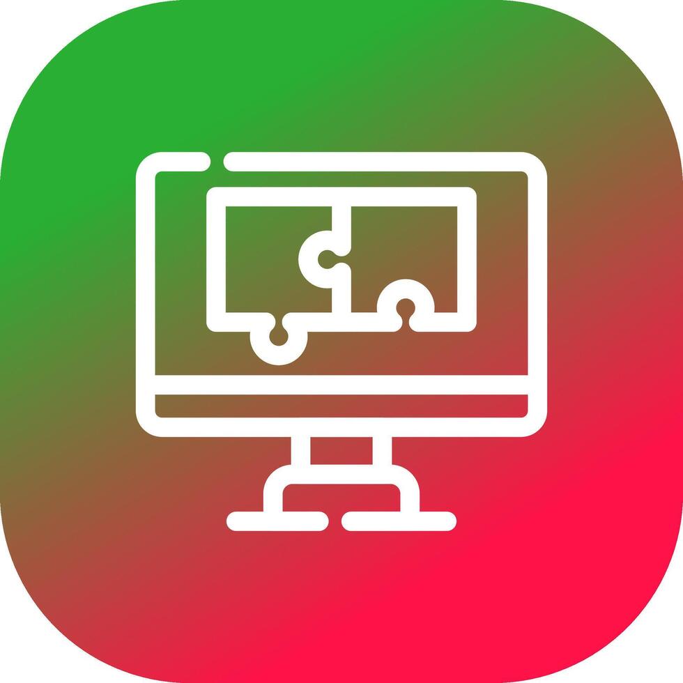 Puzzle Creative Icon Design vector