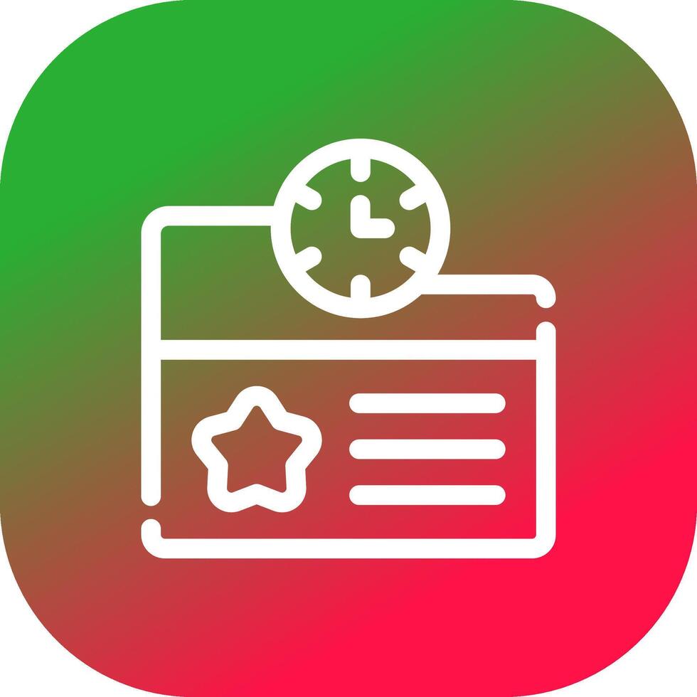 Project Deadline Creative Icon Design vector
