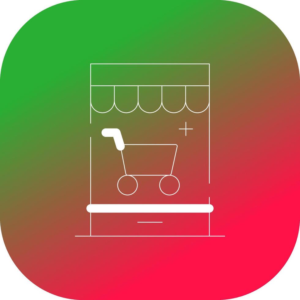 Personalized Web Store Creative Icon Design vector