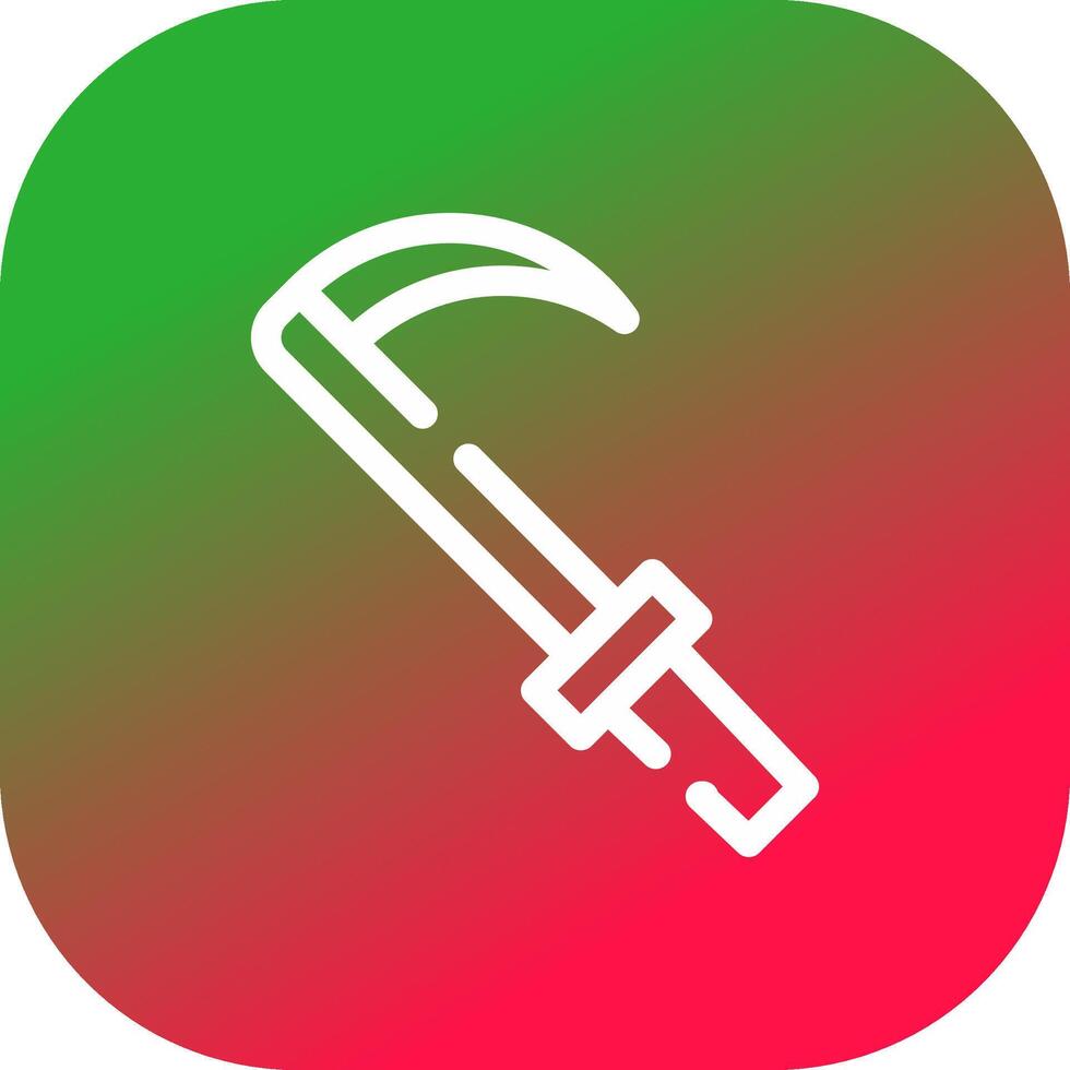 Scythe Creative Icon Design vector