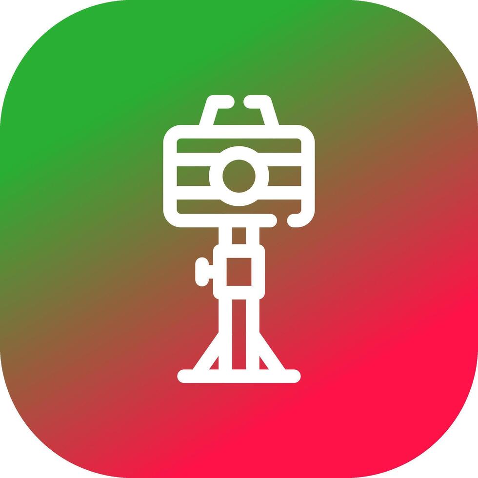 Camera Stand Creative Icon Design vector