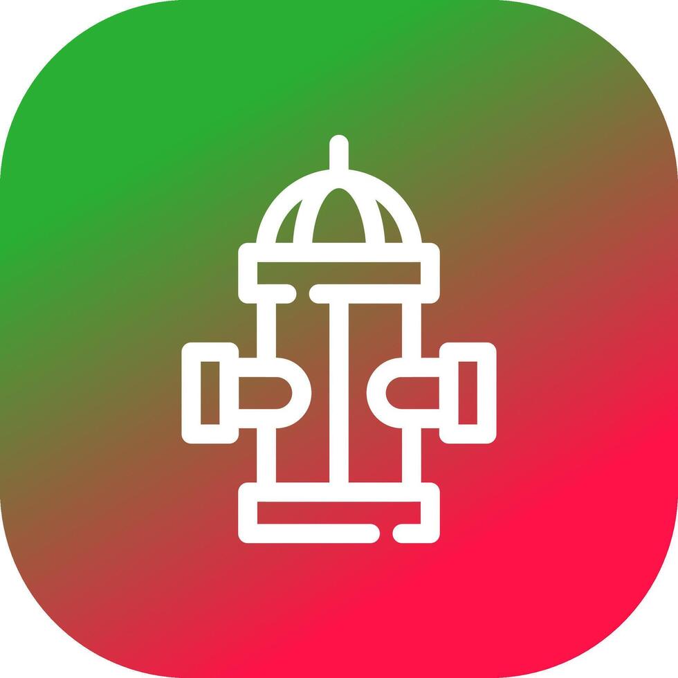 Hydrant Creative Icon Design vector