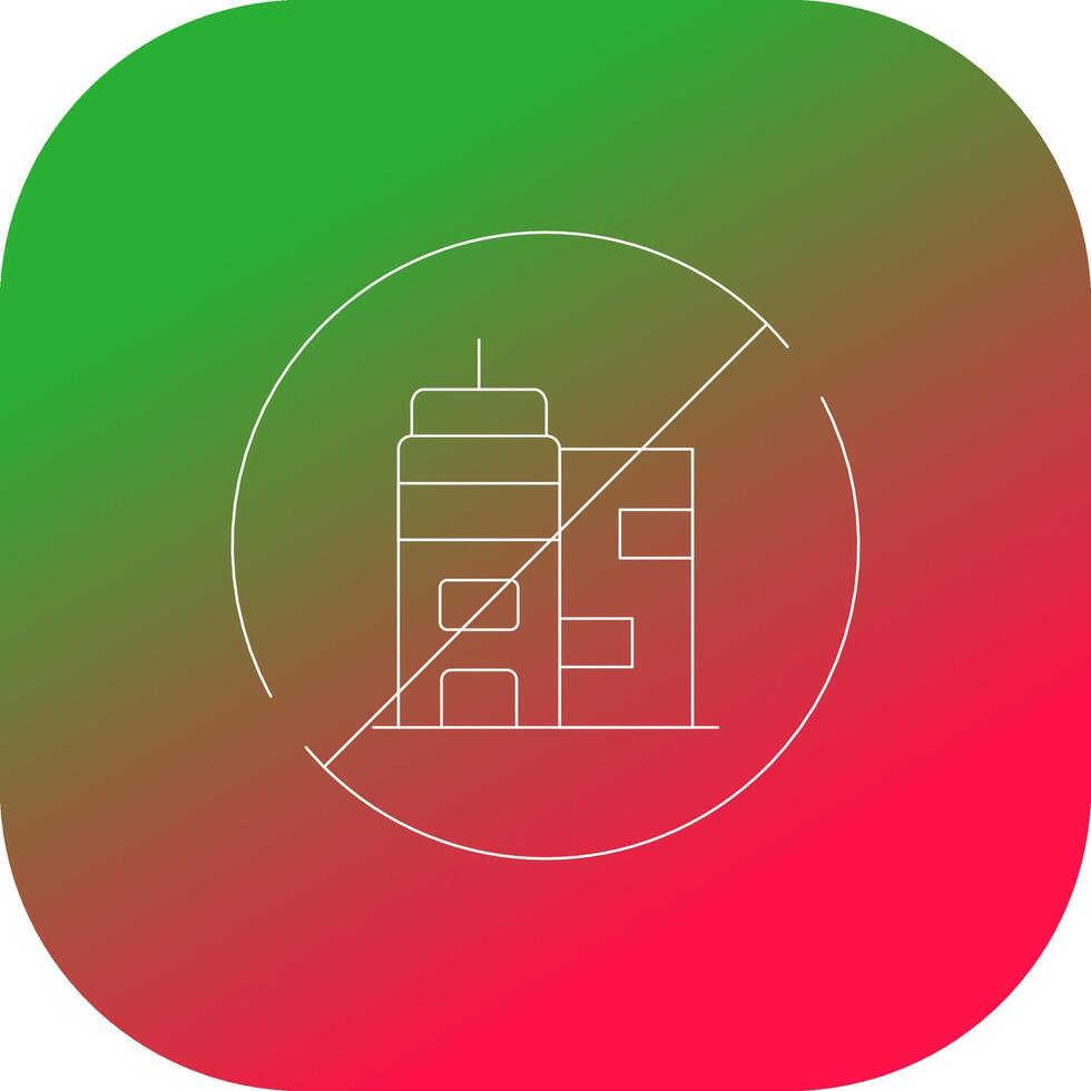 No Commute Creative Icon Design vector