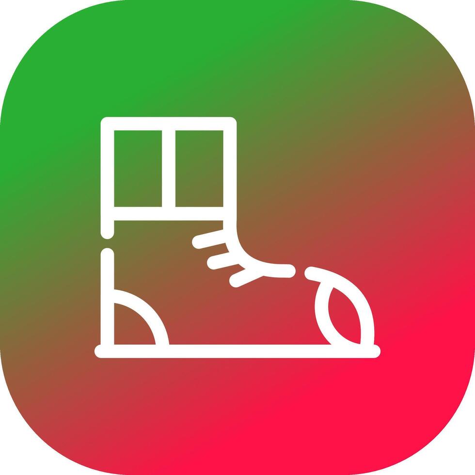 diseño de icono creativo de botas vector