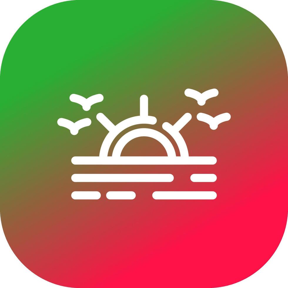 Sunrise Creative Icon Design vector