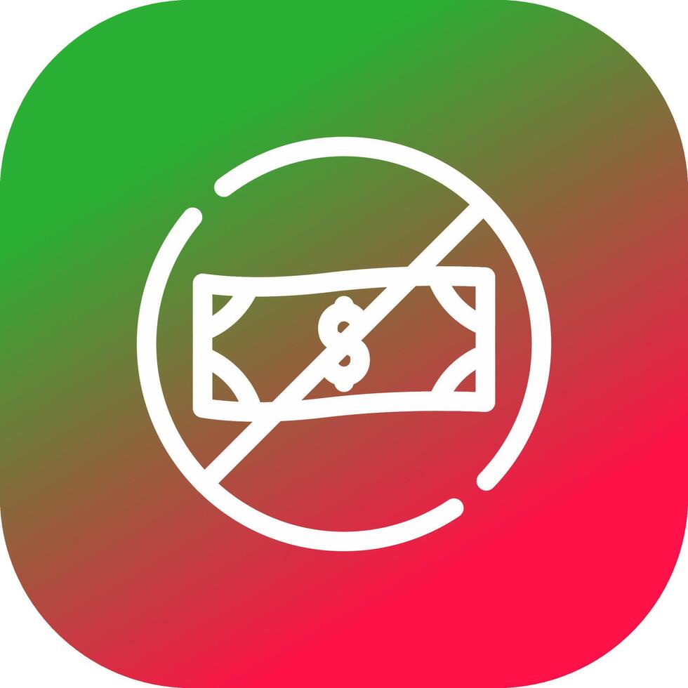Forbidden Creative Icon Design vector