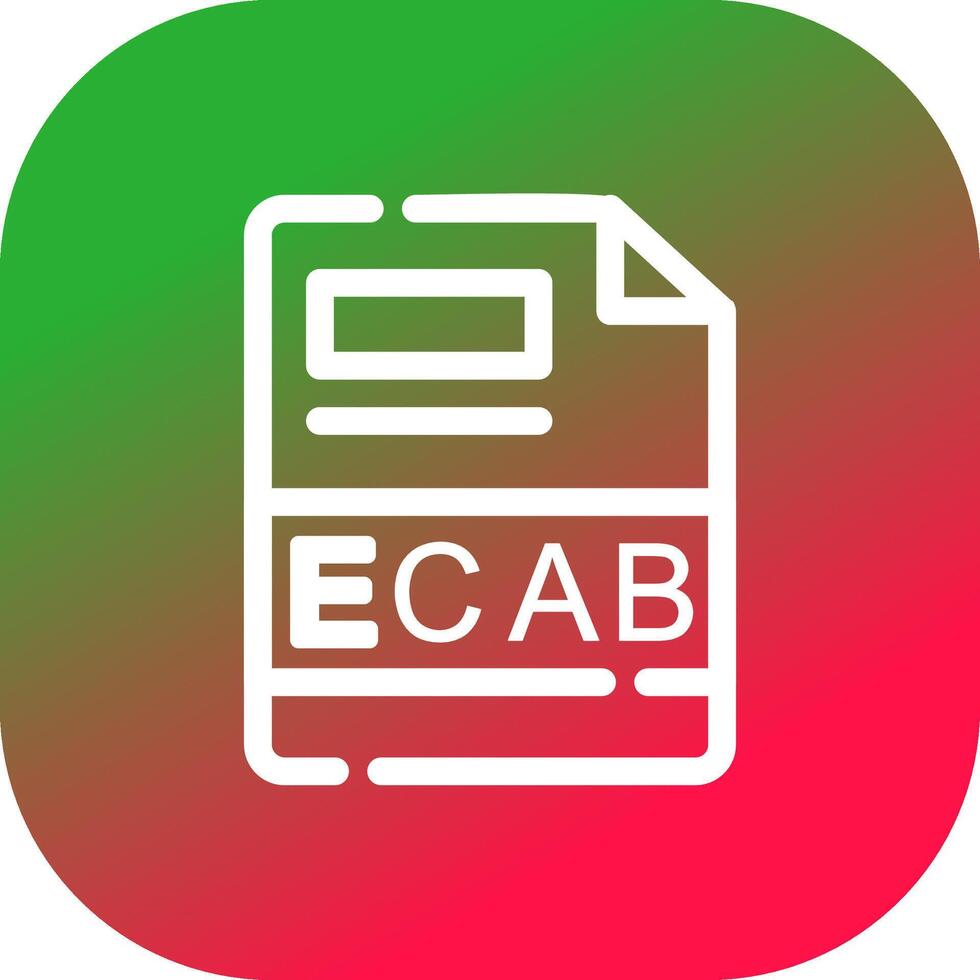 ECAB Creative Icon Design vector