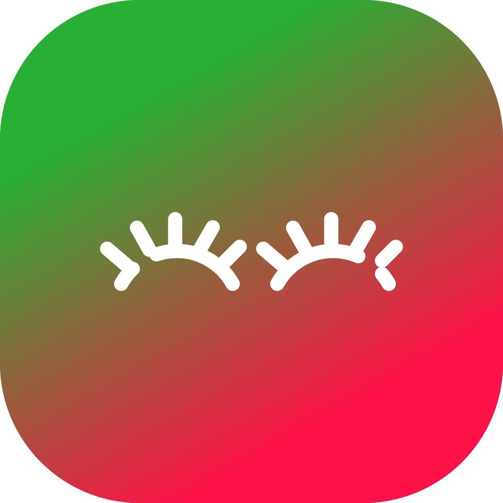 Eyelashes Creative Icon Design vector
