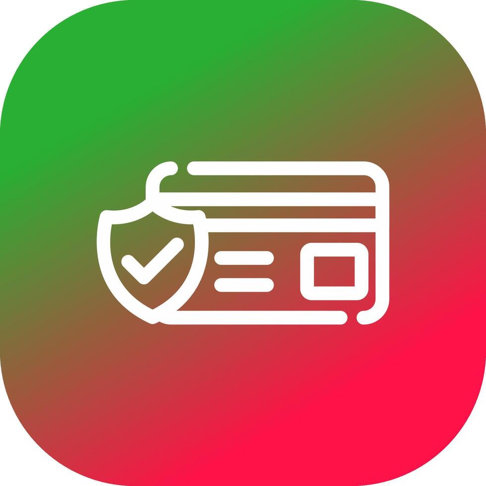 Payment Security Creative Icon Design vector