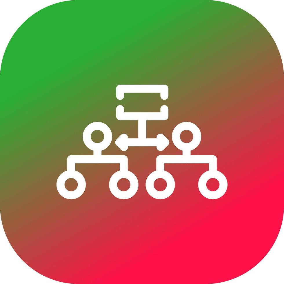 Labeled Hierarchy Creative Icon Design vector