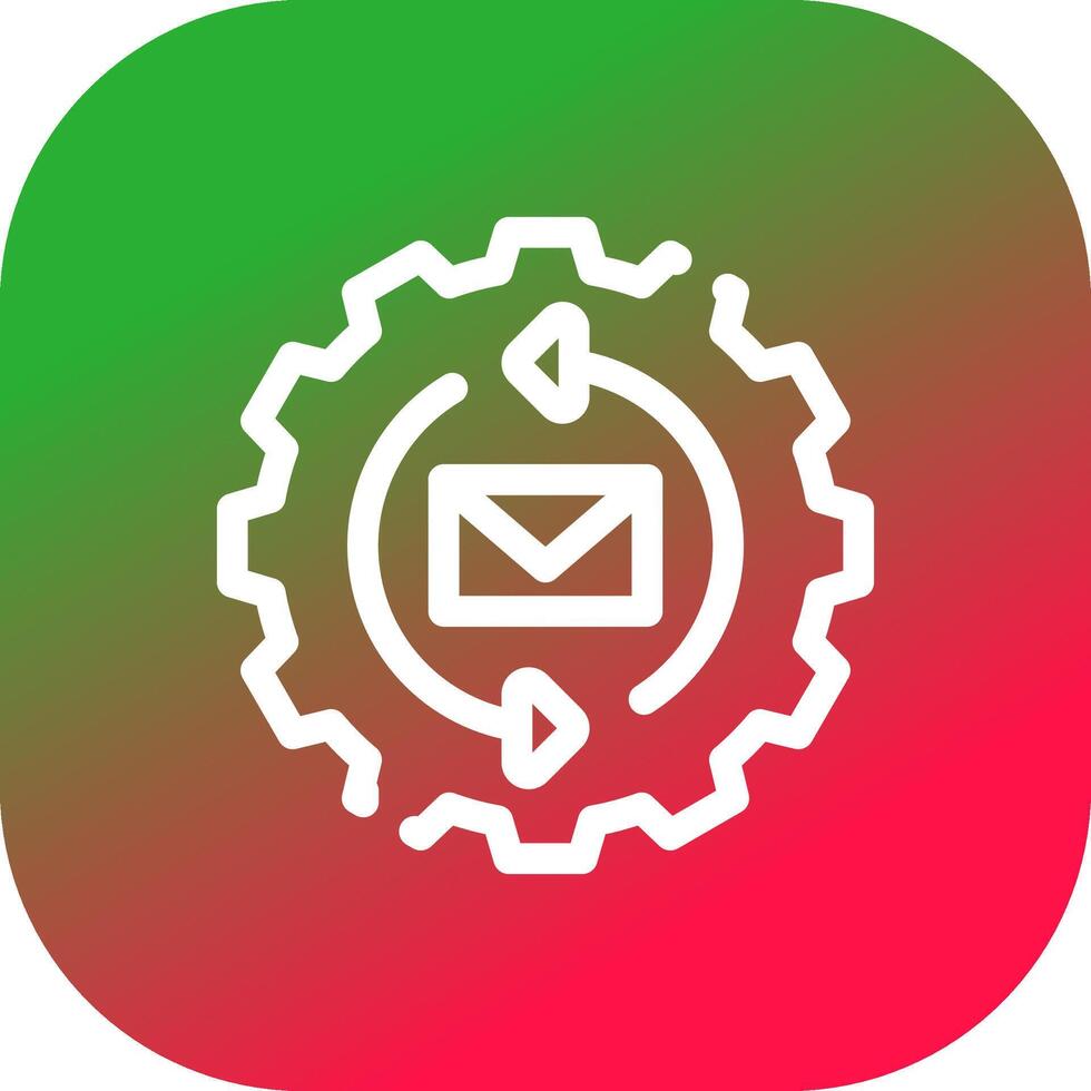Marketing Automation Creative Icon Design vector