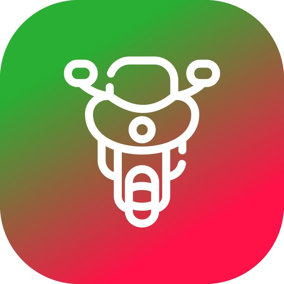 Motorbike Creative Icon Design vector