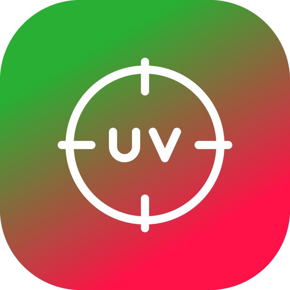 Uv Creative Icon Design vector