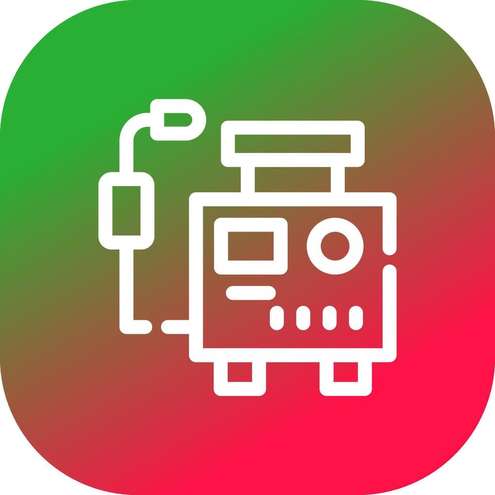 Welding Machine Creative Icon Design vector