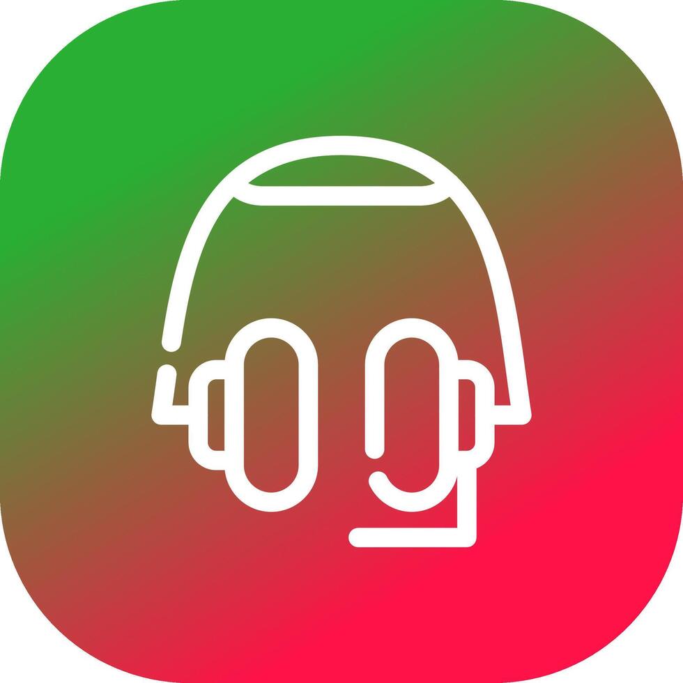 Headphones Creative Icon Design vector