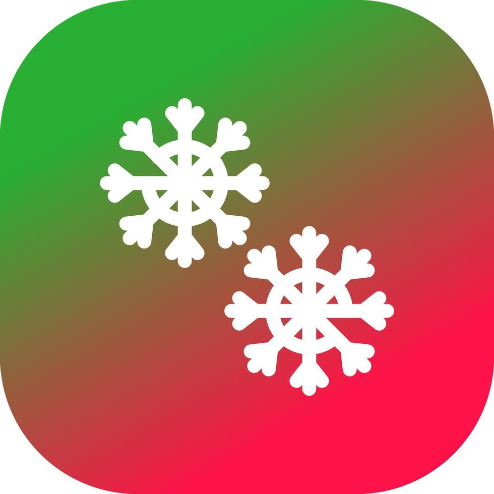 diseño de icono creativo de copo de nieve vector