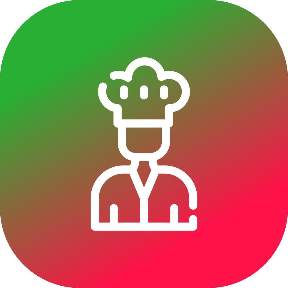 diseño de icono creativo de chef vector