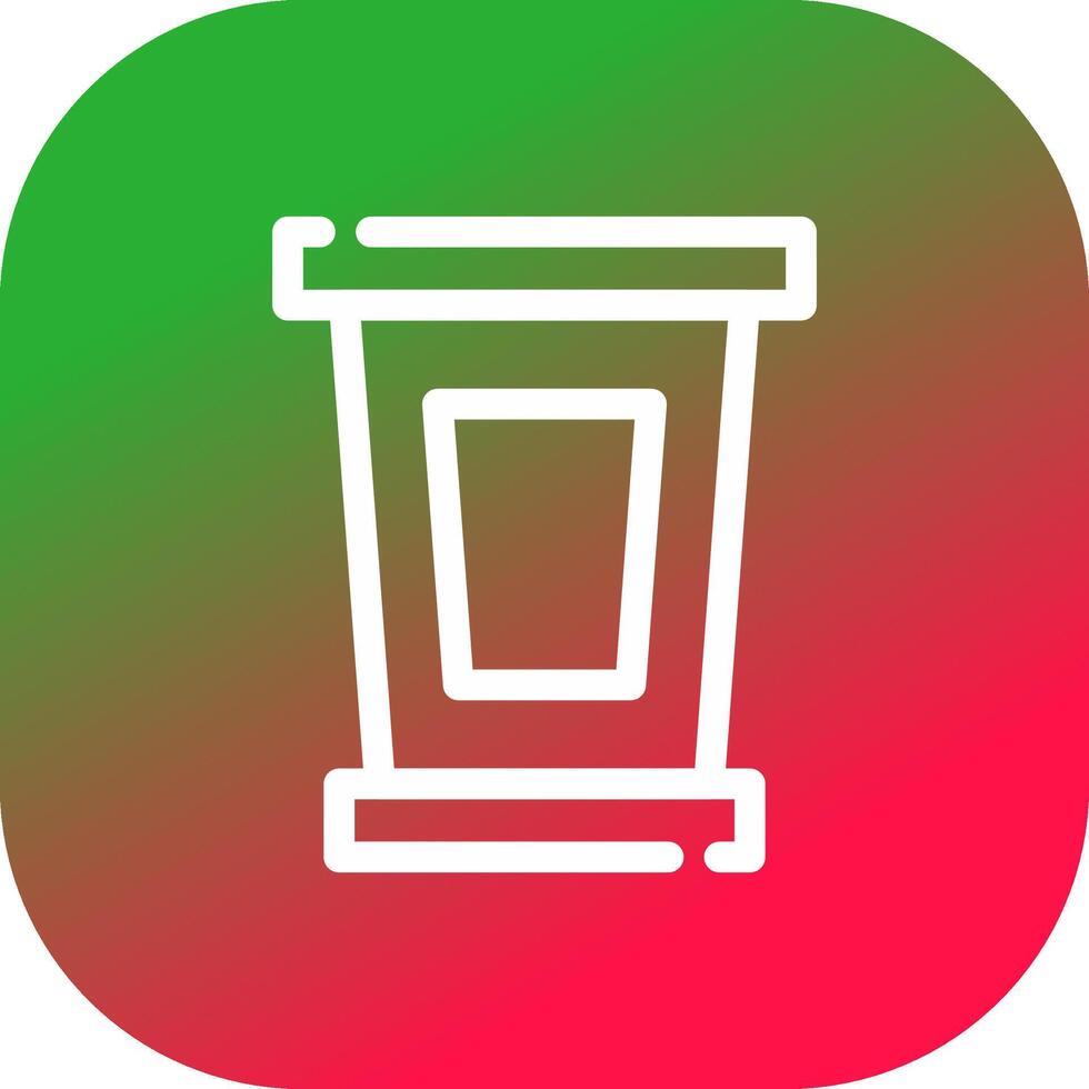 Witness Stand Creative Icon Design vector