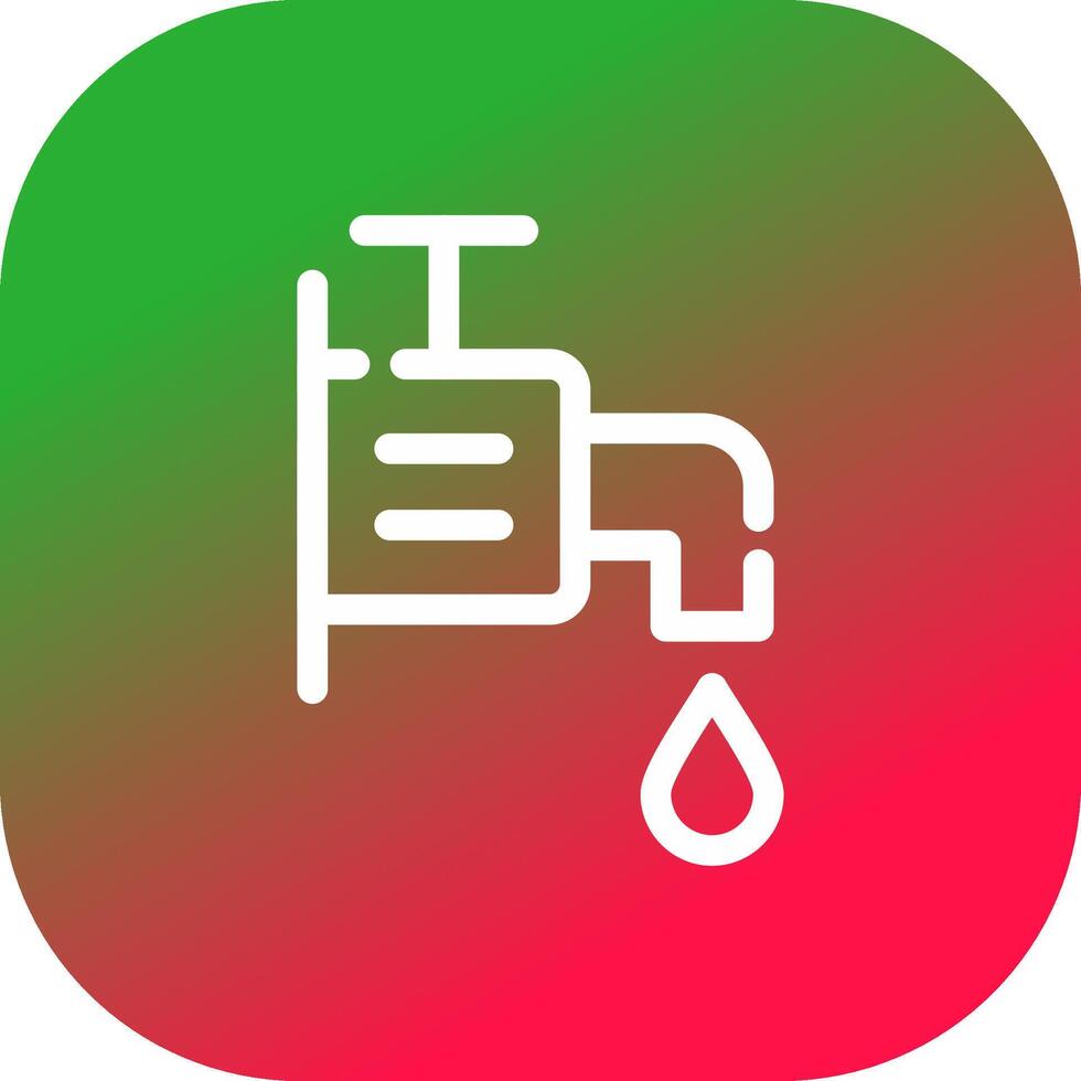 Faucet Creative Icon Design vector