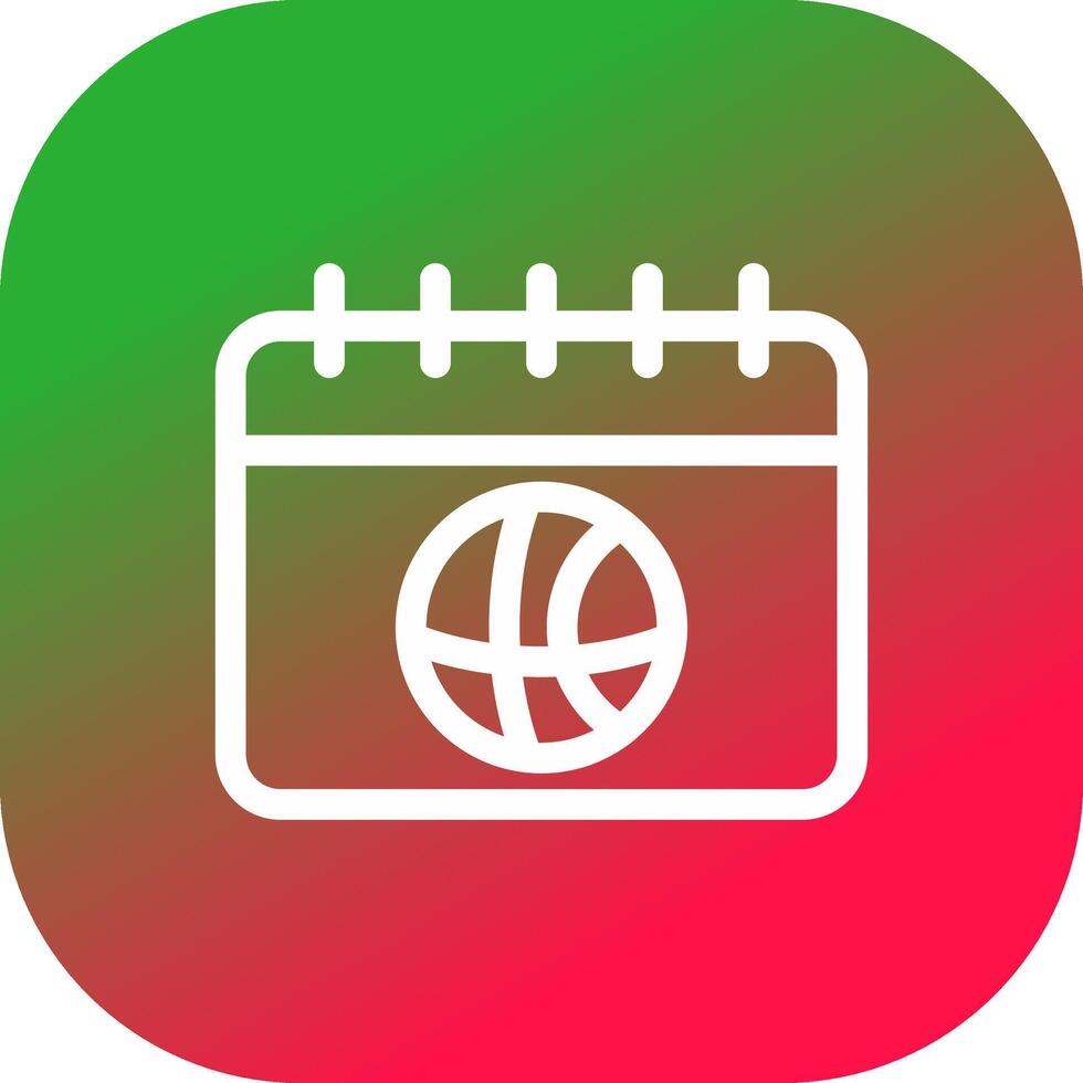 Glyph Gradient Circle Design vector