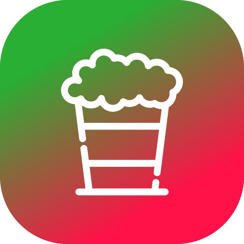 Popcorn Creative Icon Design vector