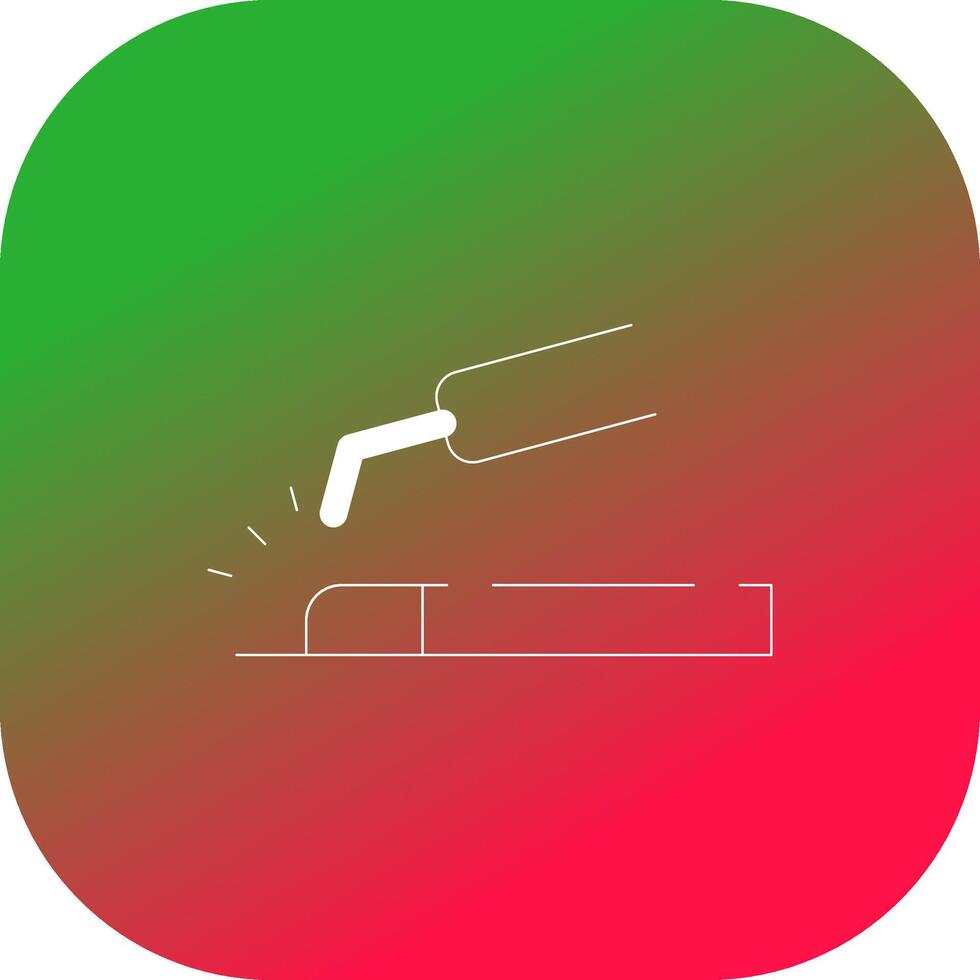 Welding Machine Creative Icon Design vector