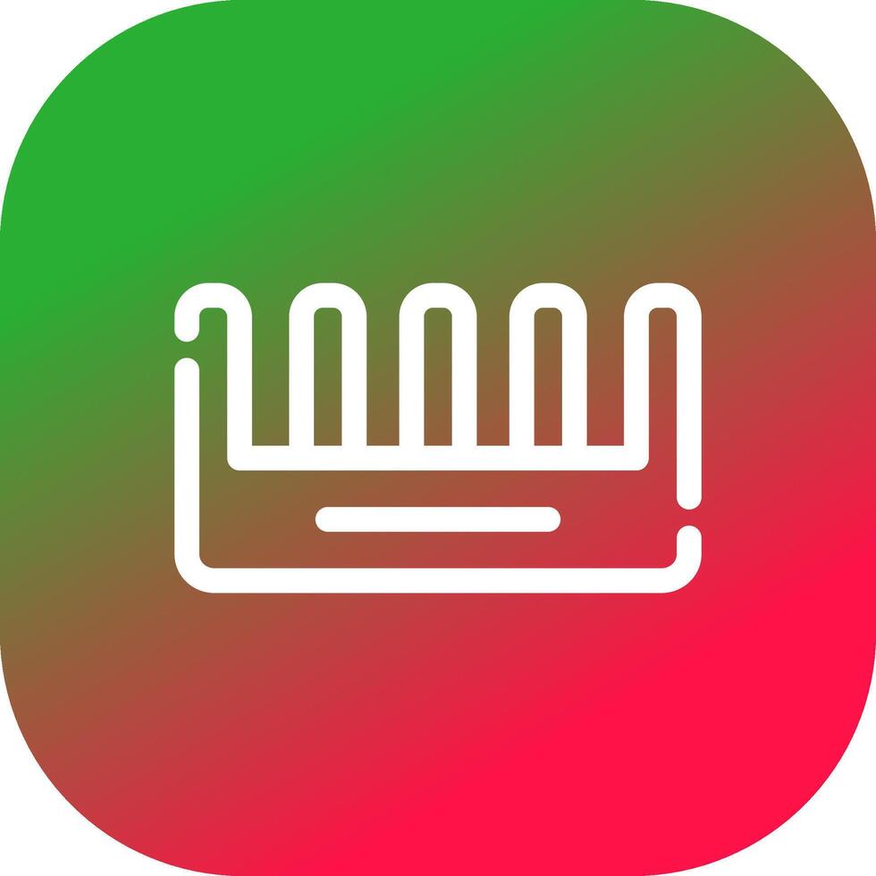 Comb Creative Icon Design vector