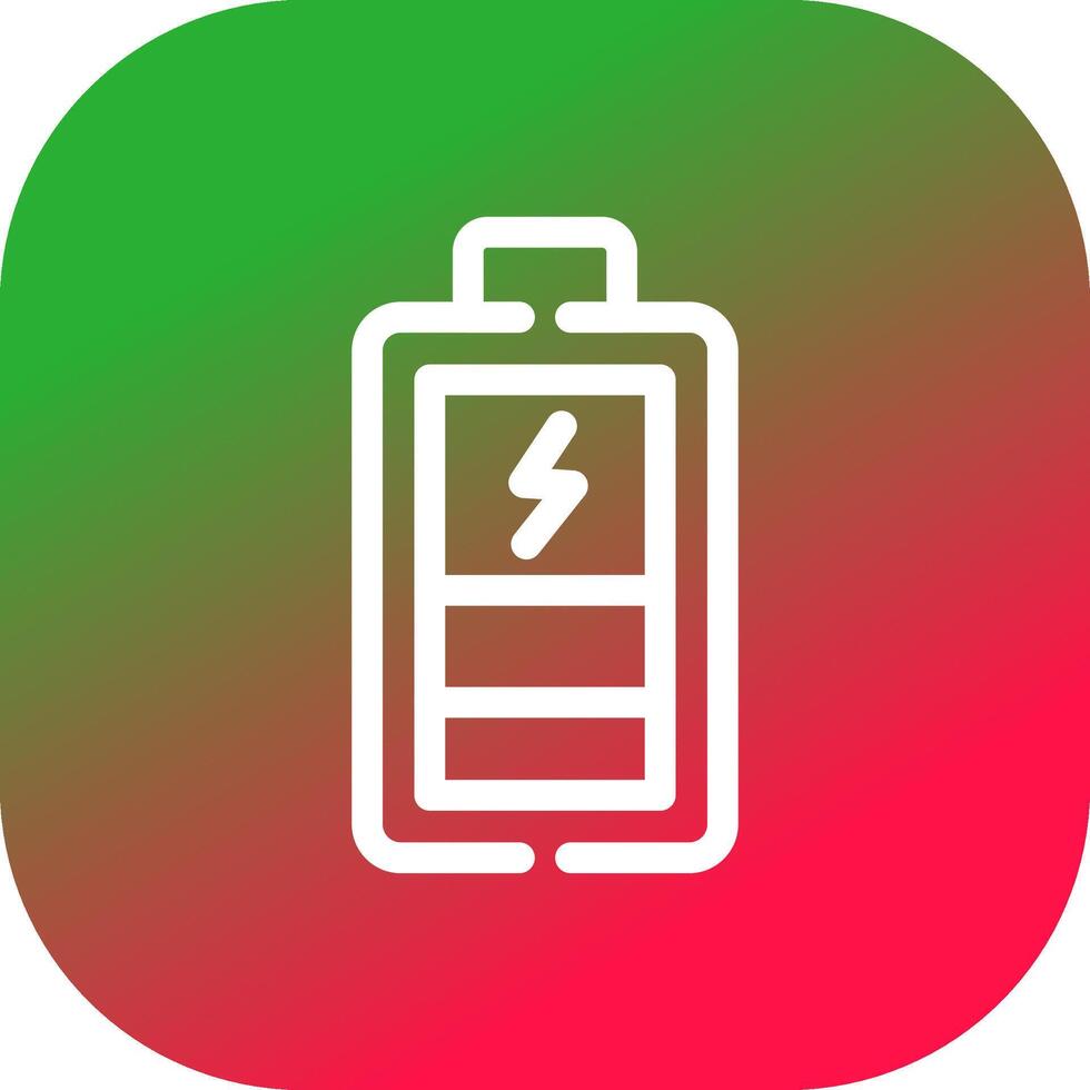 Charging Battery Creative Icon Design vector