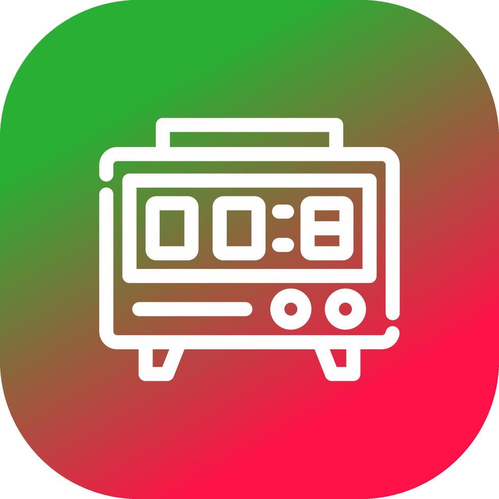 Digital Stopwatch Creative Icon Design vector
