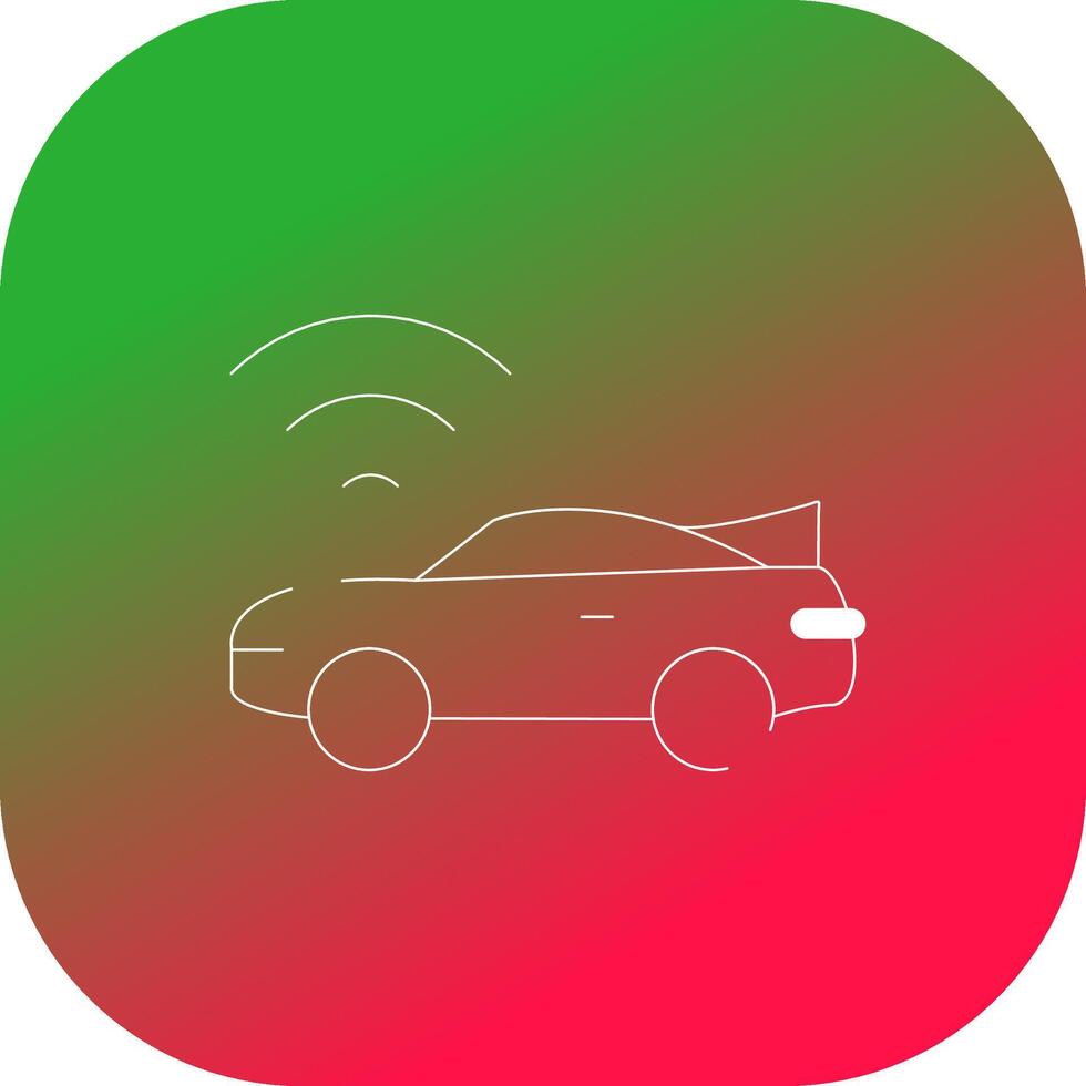 Smart Car Creative Icon Design vector