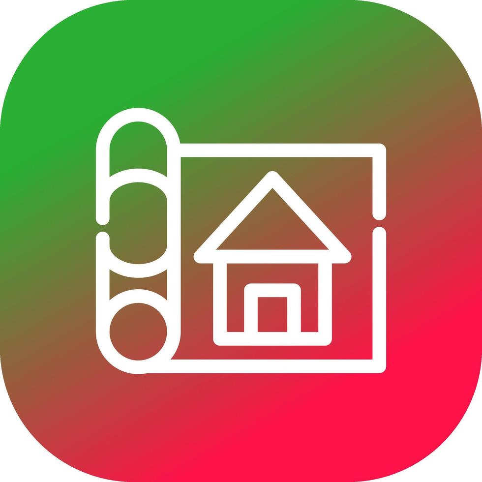 House Sketch Creative Icon Design vector