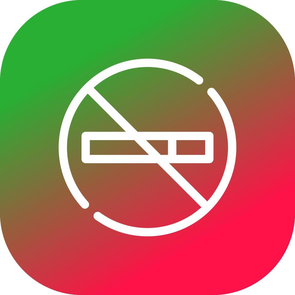 No Smoke Creative Icon Design vector